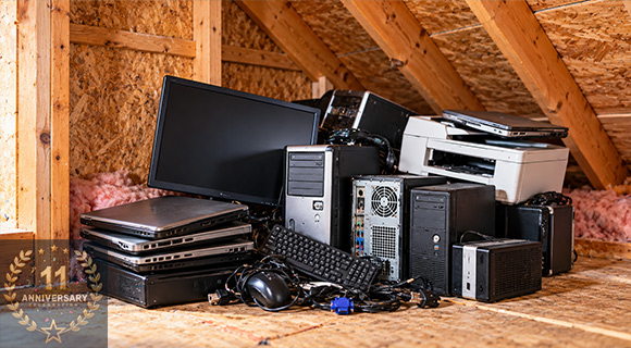 Avoid Storing Electronics in Basements or Attics